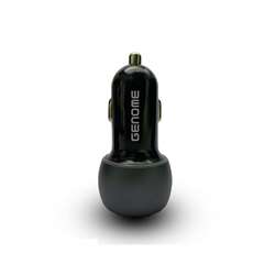 Genome Premium Dual Port Quick Charge 3.0 USB Fast Car Charger with 1 Year Warranty